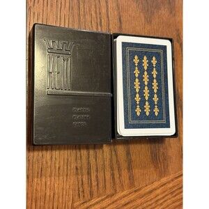 KEM Florence Vintage Plastic Pinochle Cards Missing 2 Cards 1947 Great Condition